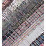 Chaput Patchwork Multi Renk Pamuk Üzerine Yün El Dokuma Kilim-196x304