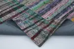 Chaput Patchwork Multi Renk Pamuk Üzerine Yün El Dokuma Kilim-202x291 - Görsel 5