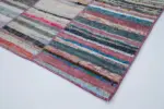 Chaput Patchwork Multi Renk Pamuk Üzerine Yün El Dokuma Kilim-210x280 - Görsel 4