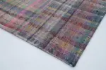 Chaput Patchwork Multi Renk Pamuk Üzerine Yün El Dokuma Kilim-203x300 - Görsel 4