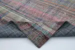 Chaput Patchwork Multi Renk Pamuk Üzerine Yün El Dokuma Kilim-203x300 - Görsel 5