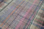 Chaput Patchwork Multi Renk Pamuk Üzerine Yün El Dokuma Kilim-203x300 - Görsel 6