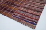 Chaput Patchwork Kırmızı Renk Pamuk Üzerine Yün El Dokuma Kilim-204x300 - Görsel 4