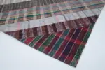 Chaput Patchwork Multi Renk Pamuk Üzerine Yün El Dokuma Kilim-204x303 - Görsel 4