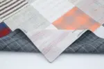 İnce Bez Patchwork Multi Pamuk Üzerine Yün El Dokuma Kilim-201x299 - Görsel 5