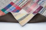 Chaput Patchwork Multi Renk Pamuk Üzerine Yün El Dokuma Kilim-210x299 - Görsel 5