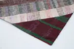 Chaput Patchwork Multi Renk Pamuk Üzerine Yün El Dokuma Kilim-200x305 - Görsel 4