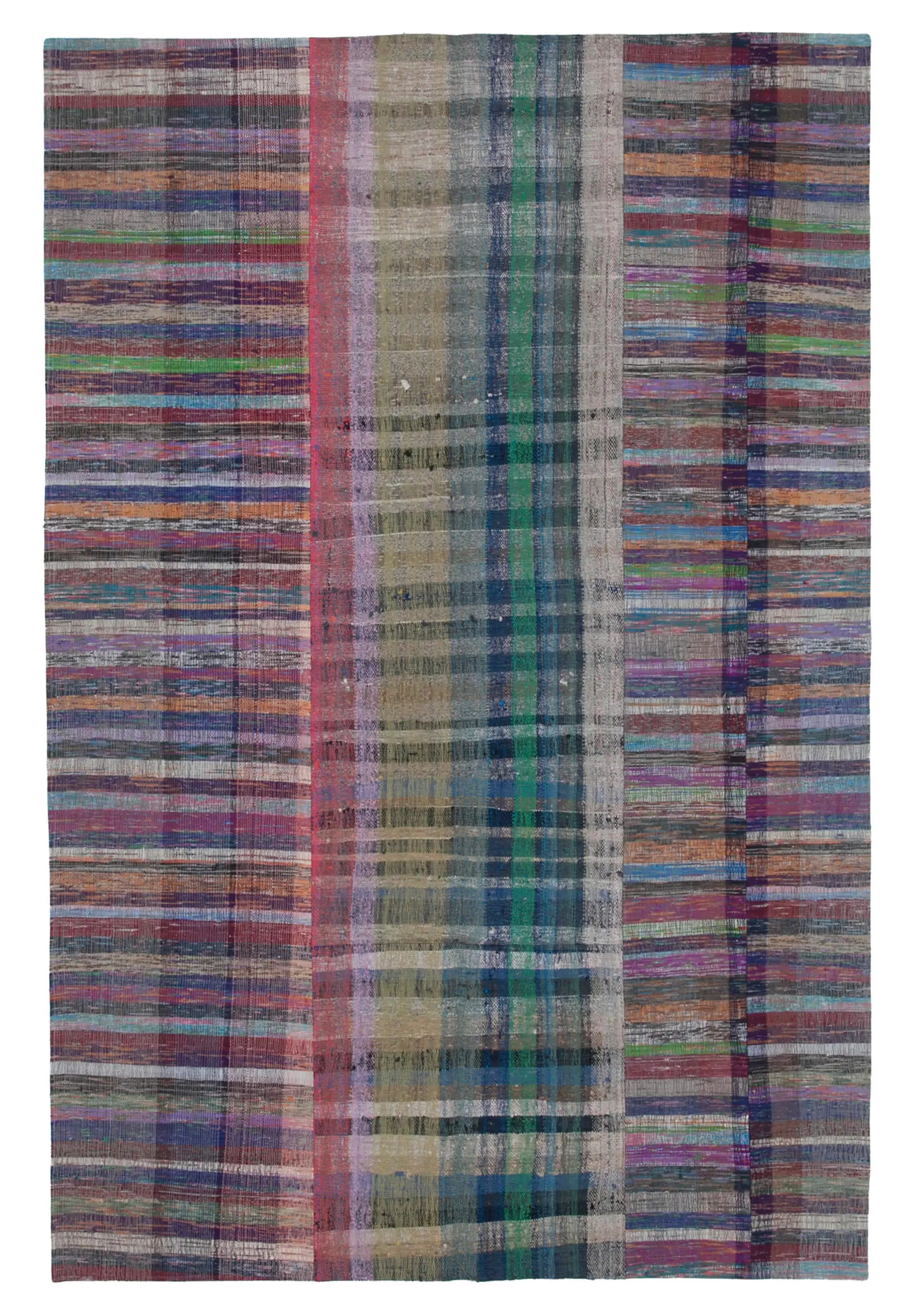 Rc_30410_1_Multicolor_Oriental_Kilim_Patchwork_Rugs Chaput Patchwork Multi Renk Pamuk Üzerine Yün El Dokuma Kilim-200x302 - Görsel 1