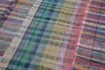 Chaput Patchwork Multi Renk Pamuk Üzerine Yün El Dokuma Kilim-200x302 - Görsel 6