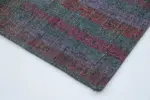 Chaput Patchwork Multi Renk Pamuk Üzerine Yün El Dokuma Kilim-201x302 - Görsel 4