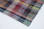 Chaput Patchwork Multi Renk Pamuk Üzerine Yün El Dokuma Kilim-180x272 - Görsel 4
