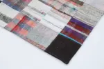 Chaput Patchwork Multi Renk Pamuk Üzerine Yün El Dokuma Kilim-242x298 - Görsel 4