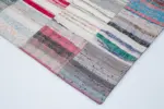 Chaput Patchwork Multi Renk Pamuk Üzerine Yün El Dokuma Kilim-249x305 - Görsel 4