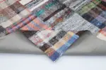 Chaput Patchwork Multi Renk Pamuk Üzerine Yün El Dokuma Kilim-240x298 - Görsel 5