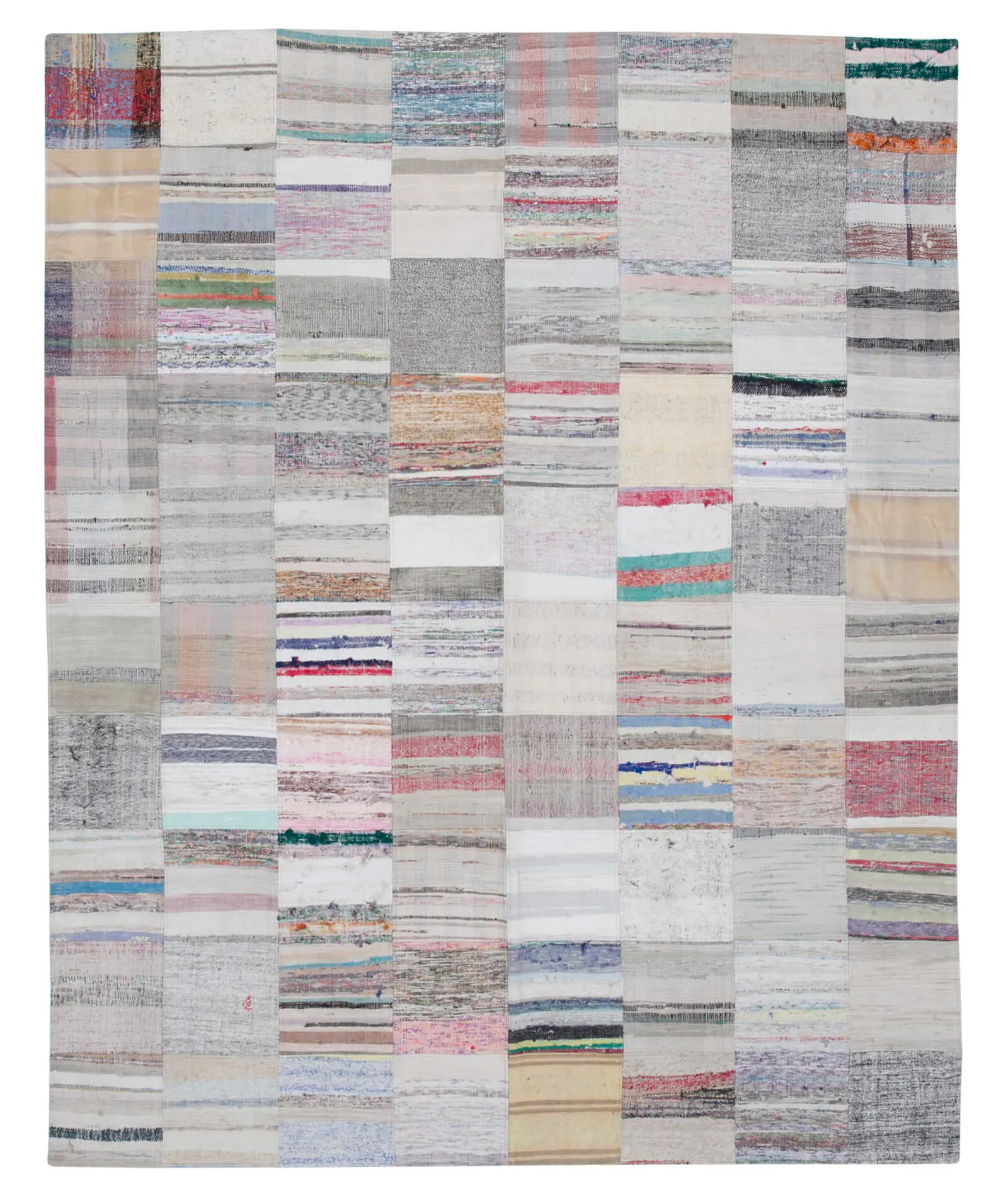 Rc_30429_1_Multicolor_Oriental_Kilim_Patchwork_Rugs Chaput Patchwork Multi Renk Pamuk Üzerine Yün El Dokuma Kilim-241x300 - Görsel 1