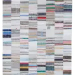 Chaput Patchwork Multi Renk Pamuk Üzerine Yün El Dokuma Kilim-250x298