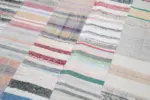 Chaput Patchwork Multi Renk Pamuk Üzerine Yün El Dokuma Kilim-249x305 - Görsel 6