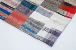 Chaput Patchwork Multi Renk Pamuk Üzerine Yün El Dokuma Kilim-241x300 - Görsel 4