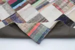Chaput Patchwork Multi Renk Pamuk Üzerine Yün El Dokuma Kilim-241x300 - Görsel 5