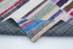 Chaput Patchwork Multi Renk Pamuk Üzerine Yün El Dokuma Kilim-244x300 - Görsel 5