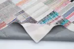 Chaput Patchwork Multi Renk Pamuk Üzerine Yün El Dokuma Kilim-248x306 - Görsel 5