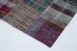Chaput Patchwork Multi Renk Pamuk Üzerine Yün El Dokuma Kilim-237x299 - Görsel 4