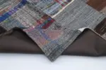 Chaput Patchwork Multi Renk Pamuk Üzerine Yün El Dokuma Kilim-237x299 - Görsel 5