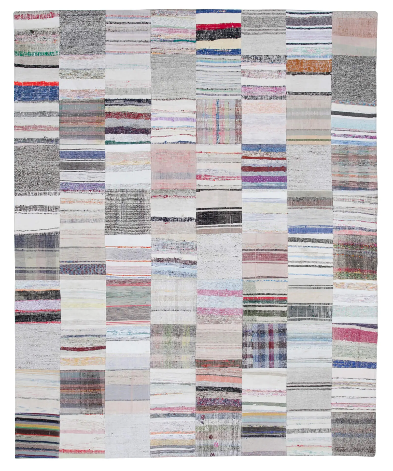 Rc_30449_1_Multicolor_Oriental_Kilim_Patchwork_Rugs Chaput Patchwork Multi Renk Pamuk Üzerine Yün El Dokuma Kilim-248x304 - Görsel 1