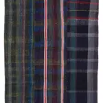 Chaput Patchwork Multi Renk Pamuk Üzerine Yün El Dokuma Kilim-230x315