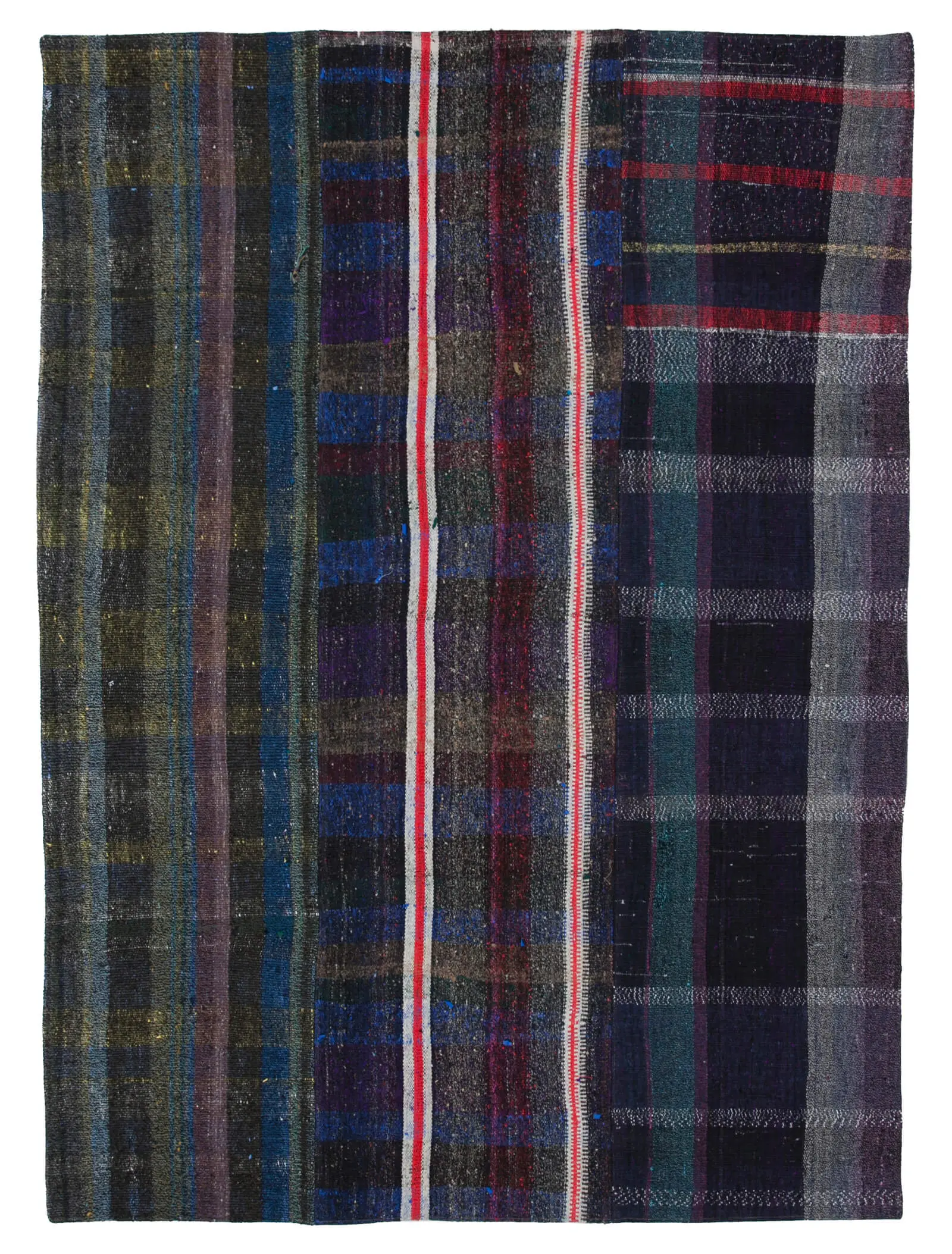 Rc_30464_1_Multicolor_Oriental_Kilim_Patchwork_Rugs Chaput Patchwork Multi Renk Pamuk Üzerine Yün El Dokuma Kilim-230x315 - Görsel 1