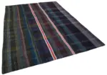 Chaput Patchwork Multi Renk Pamuk Üzerine Yün El Dokuma Kilim-230x315 - Görsel 2