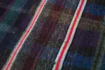 Chaput Patchwork Multi Renk Pamuk Üzerine Yün El Dokuma Kilim-230x315 - Görsel 5