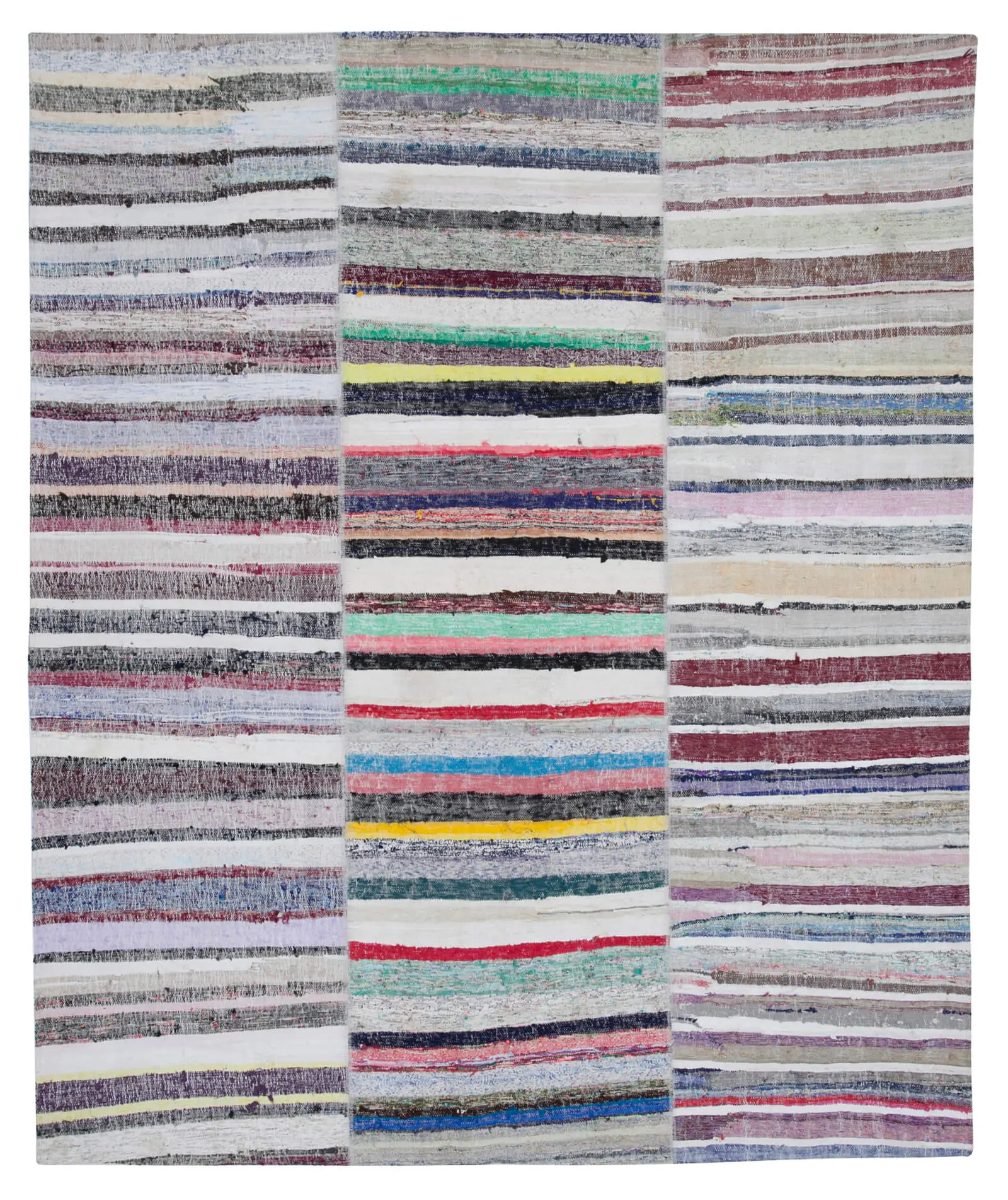 Rc_30465_1_Multicolor_Oriental_Kilim_Patchwork_Rugs Chaput Patchwork Multi Renk Pamuk Üzerine Yün El Dokuma Kilim-246x298 - Görsel 1