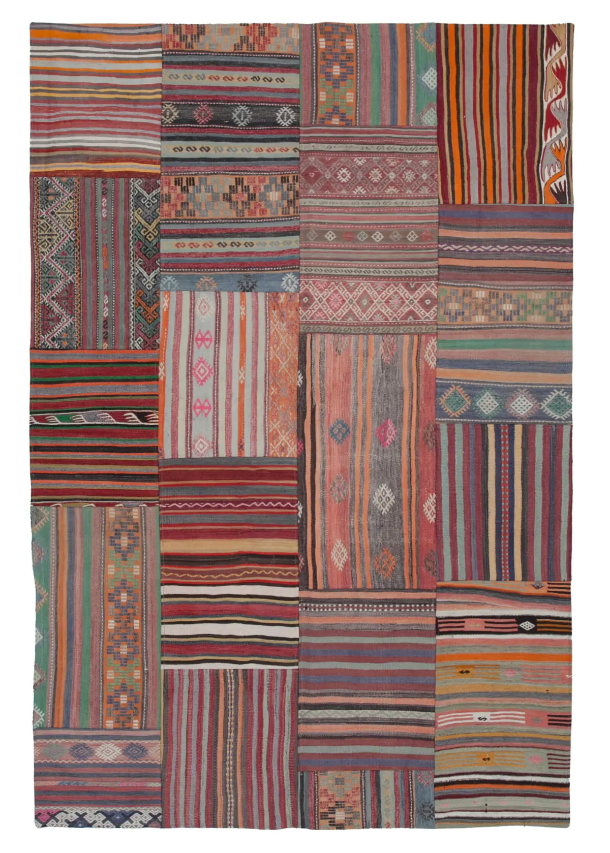 Rc_30472_1_Multicolor_Oriental_Kilim_Patchwork_Rugs
