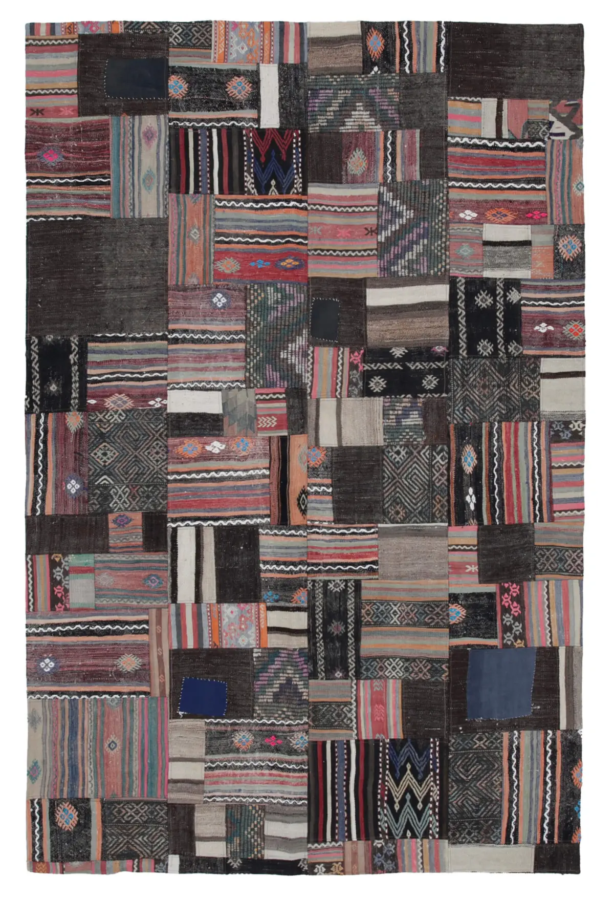 Rc_30482_1_Brown_Oriental_Kilim_Patchwork_Rugs