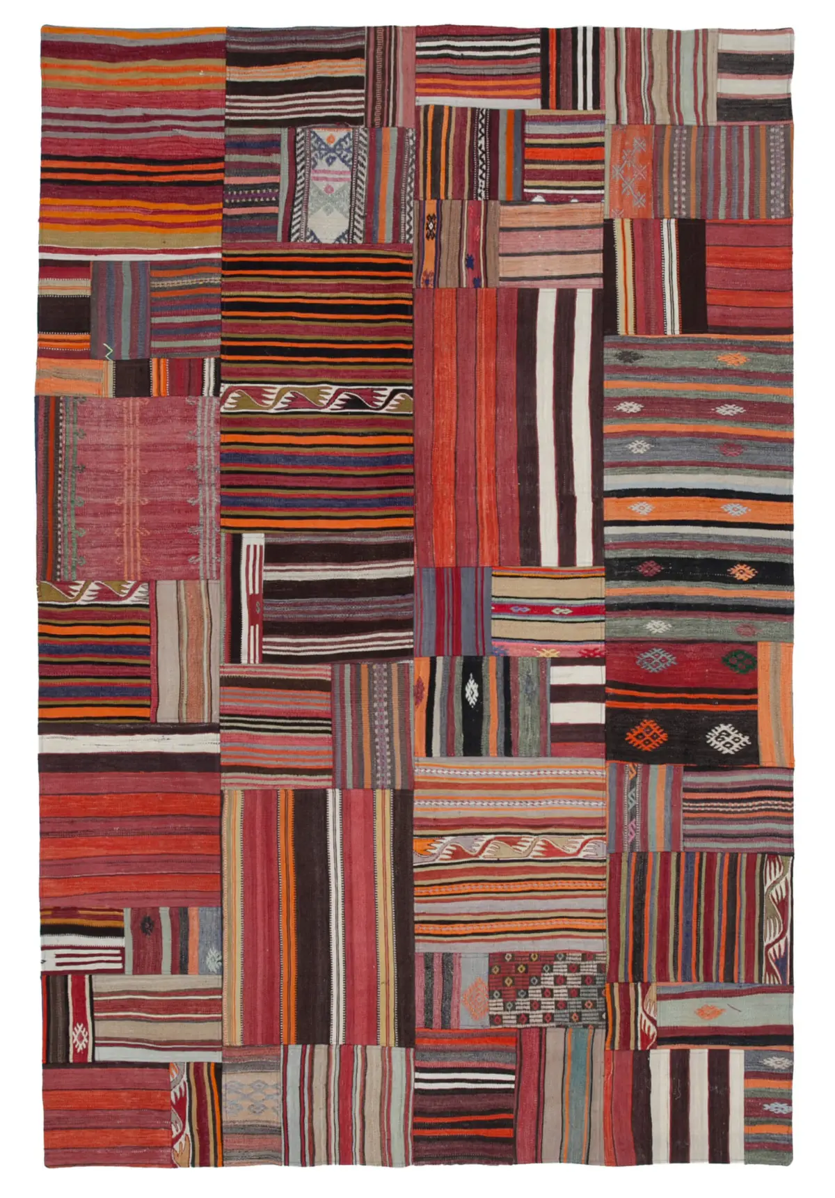Rc_30495_1_Multicolor_Oriental_Kilim_Patchwork_Rugs