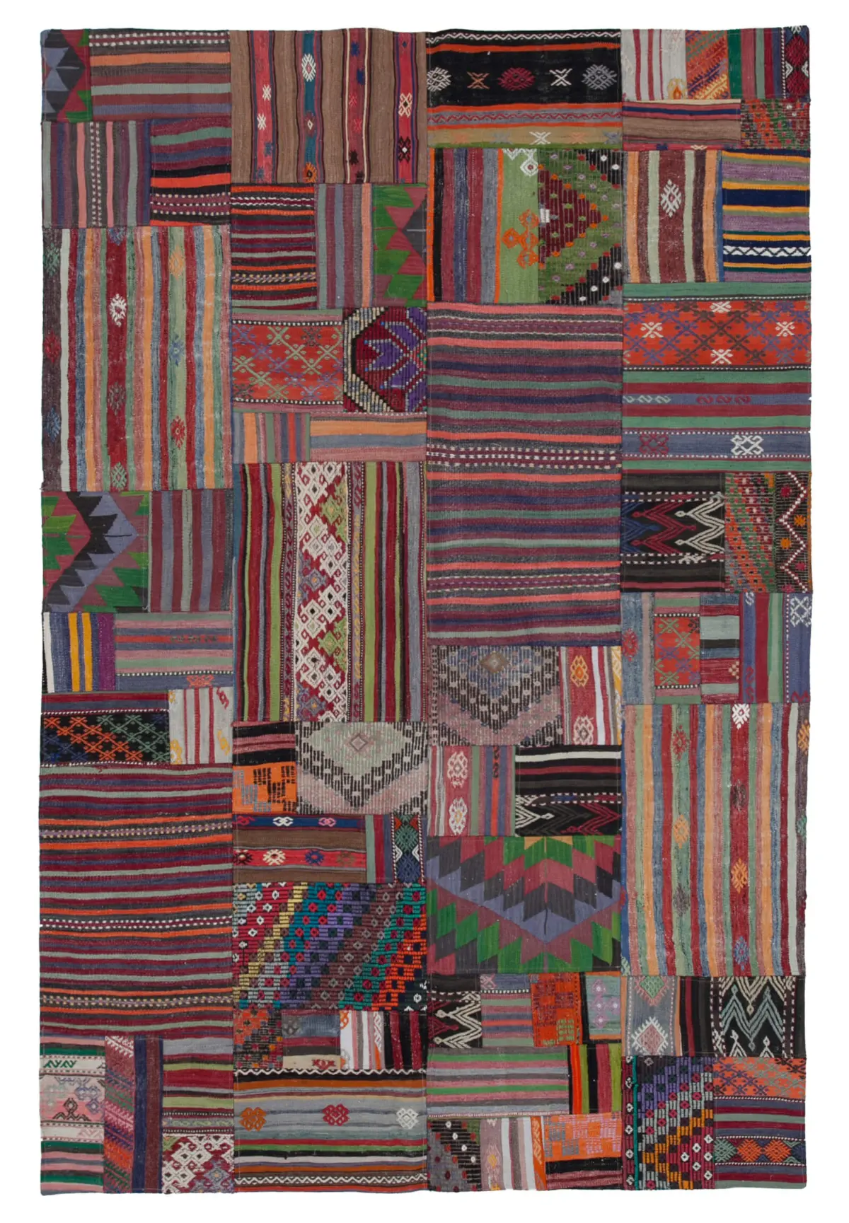 Rc_30498_1_Multicolor_Oriental_Kilim_Patchwork_Rugs