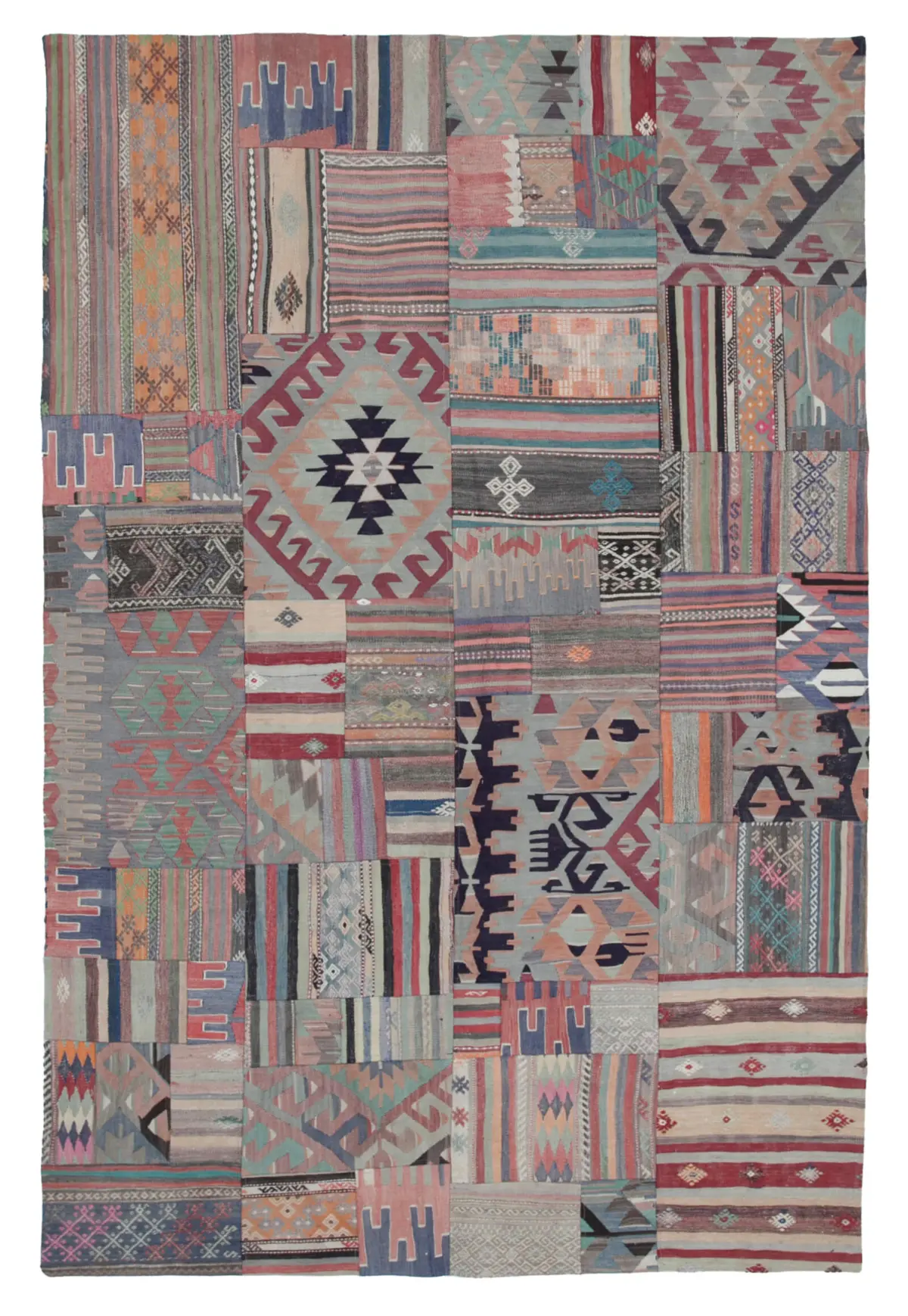 Rc_30503_1_Multicolor_Oriental_Kilim_Patchwork_Rugs