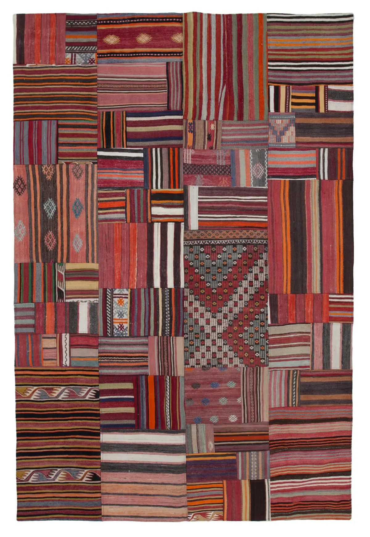 Rc_30521_1_Multicolor_Oriental_Kilim_Patchwork_Rugs