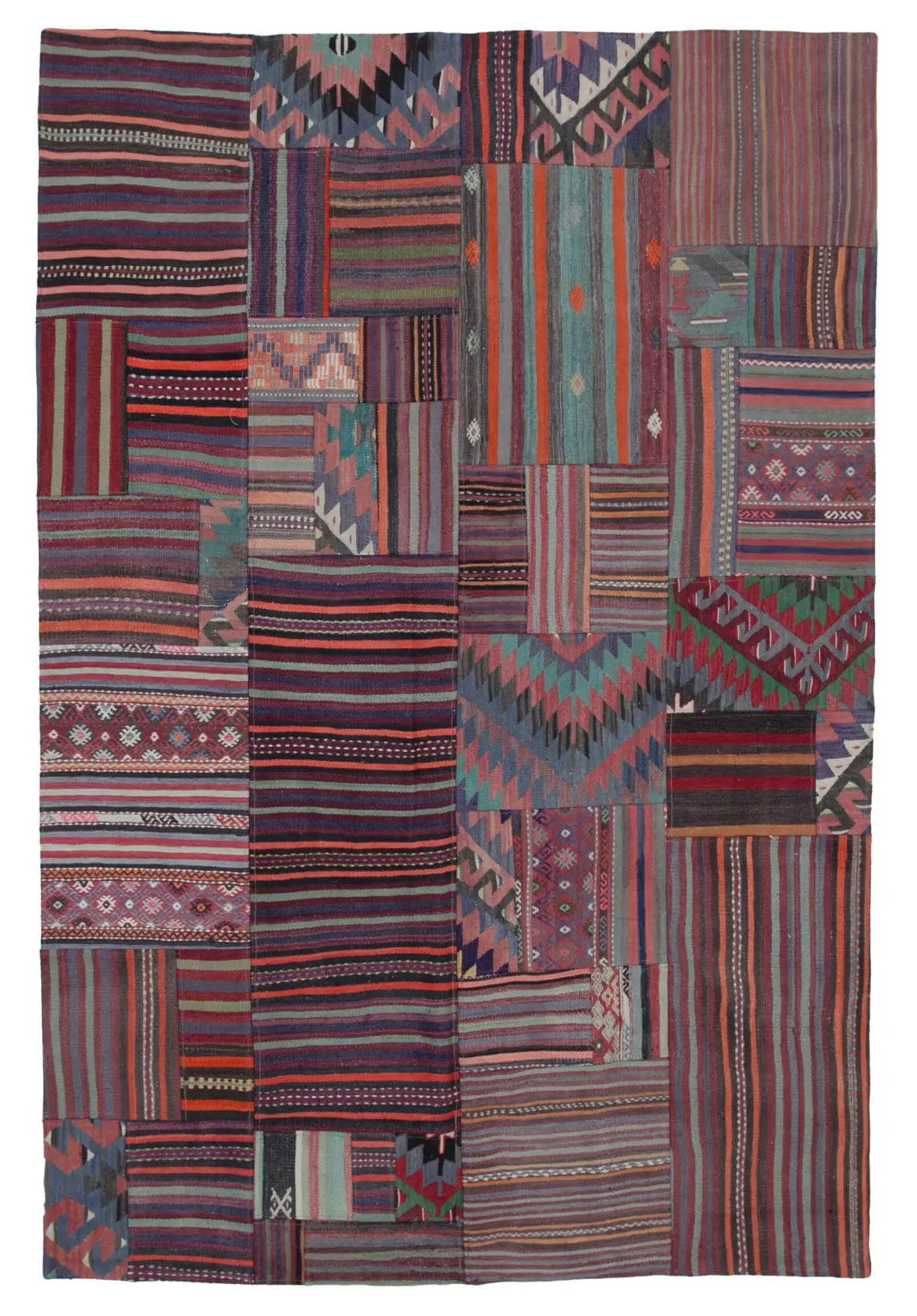 Rc_30524_1_Multicolor_Oriental_Kilim_Patchwork_Rugs