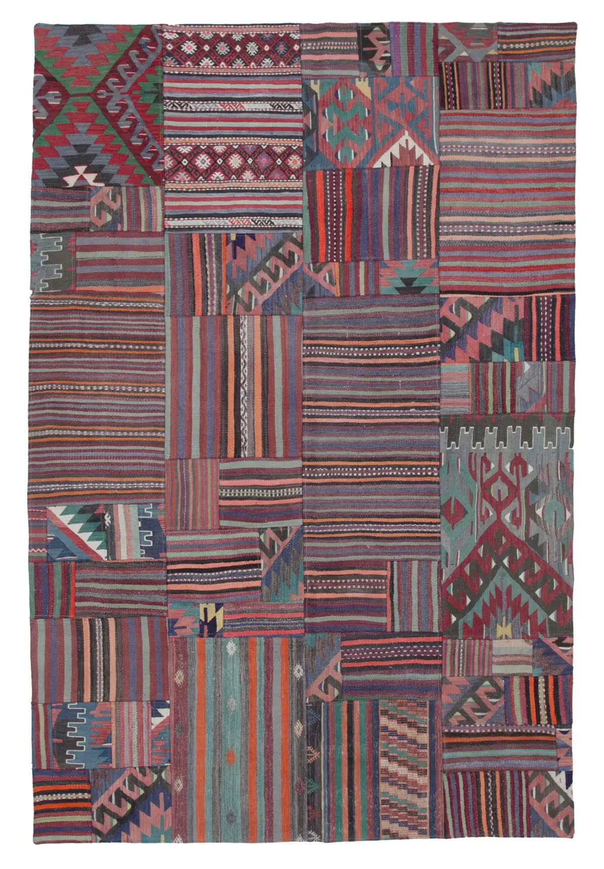 Rc_30529_1_Multicolor_Oriental_Kilim_Patchwork_Rugs