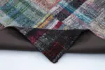 Chaput Patchwork Multi Renk Pamuk Üzerine Yün El Dokuma Kilim-240x359 - Görsel 5