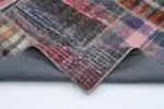 Chaput Patchwork Multi Renk Pamuk Üzerine Yün El Dokuma Kilim-225x310 - Görsel 5