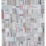 Chaput Patchwork Bej Renk Pamuk Üzerine Yün El Dokuma Kilim-250x367