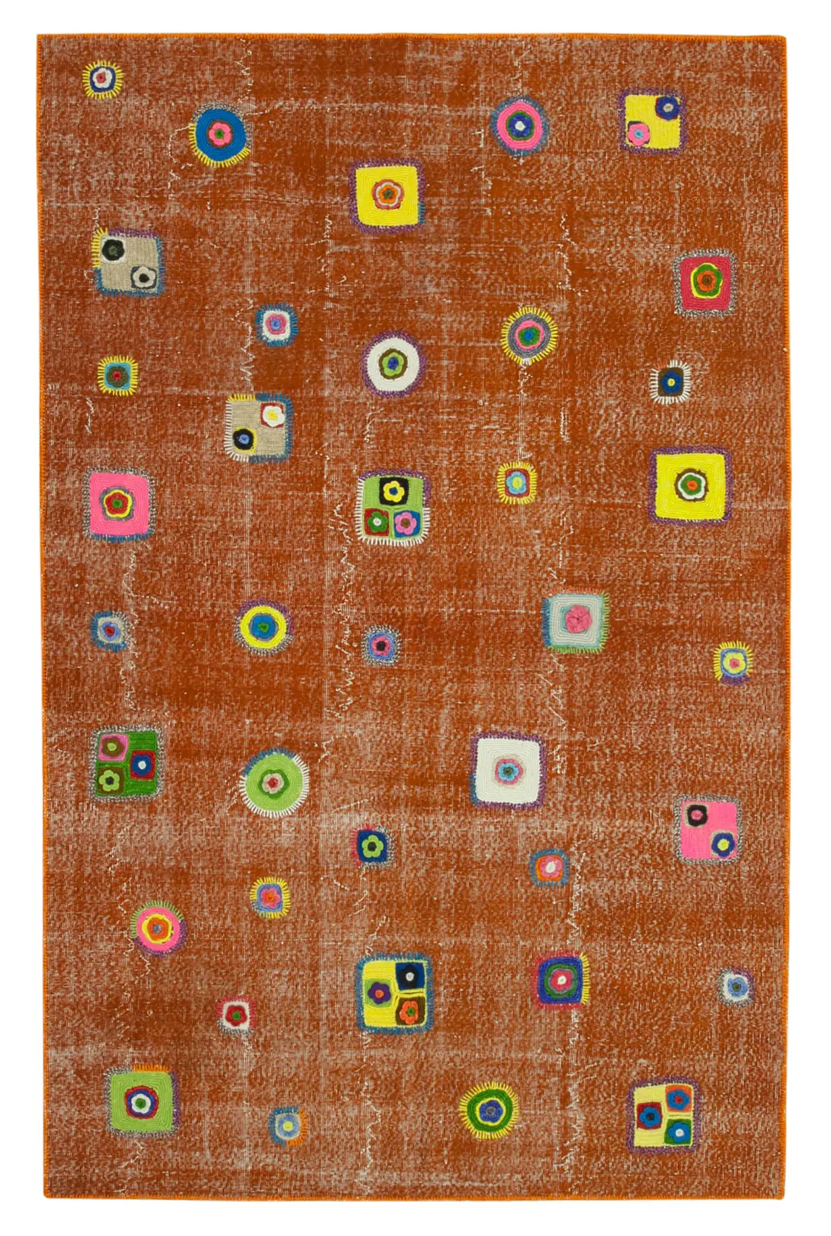 Rc_30957_0_Orange_Modern_Design_Patchwork_Rugs