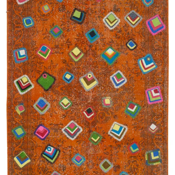 Rc_30960_0_Orange_Modern_Design_Patchwork_Rugs