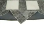 Patchwork Gri Pamuk Üzerine Yün El Dokuma Kilim-251x354 - Görsel 6