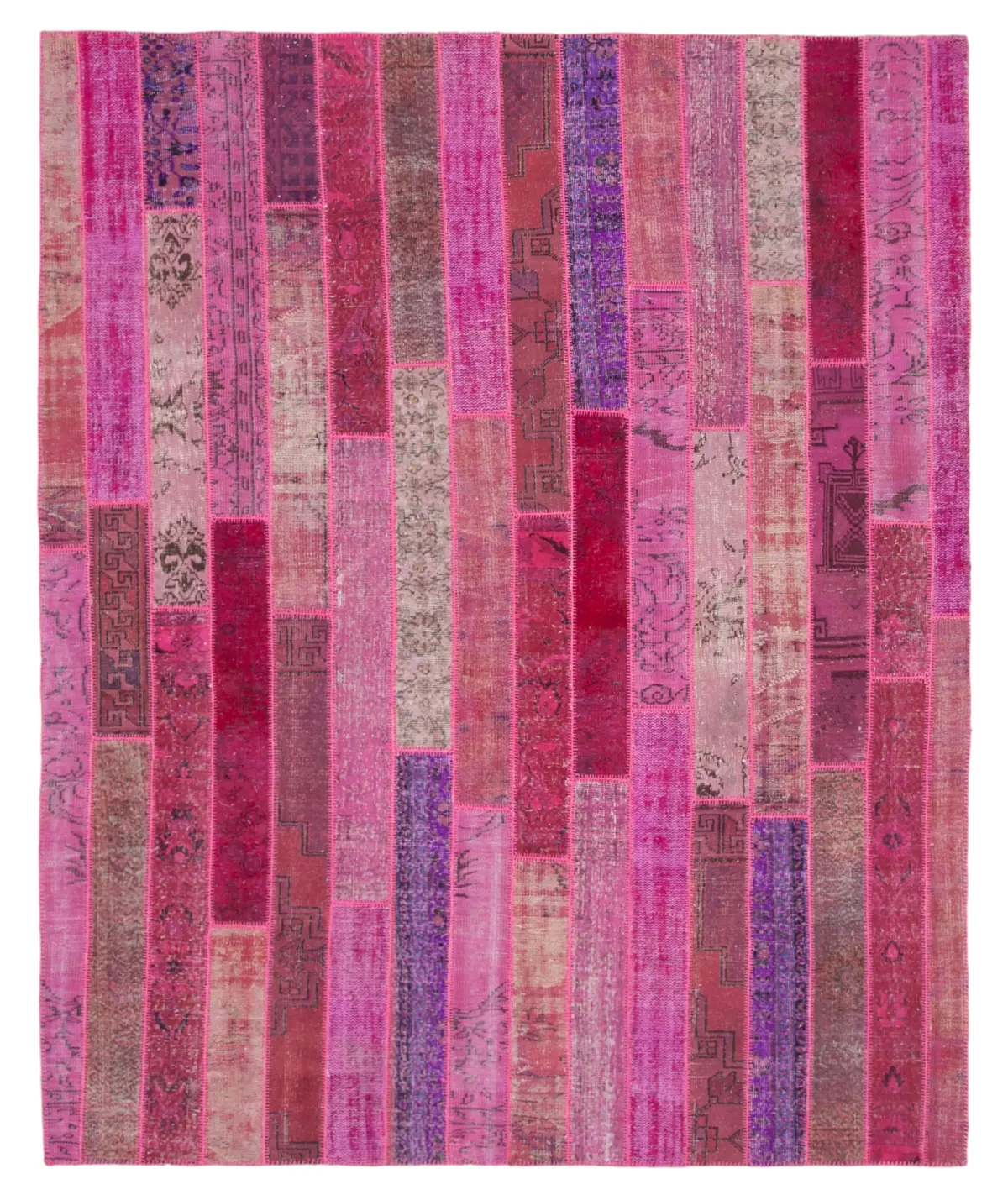 Rc_30978_0_Pink_Modern_Design_Patchwork_Rugs