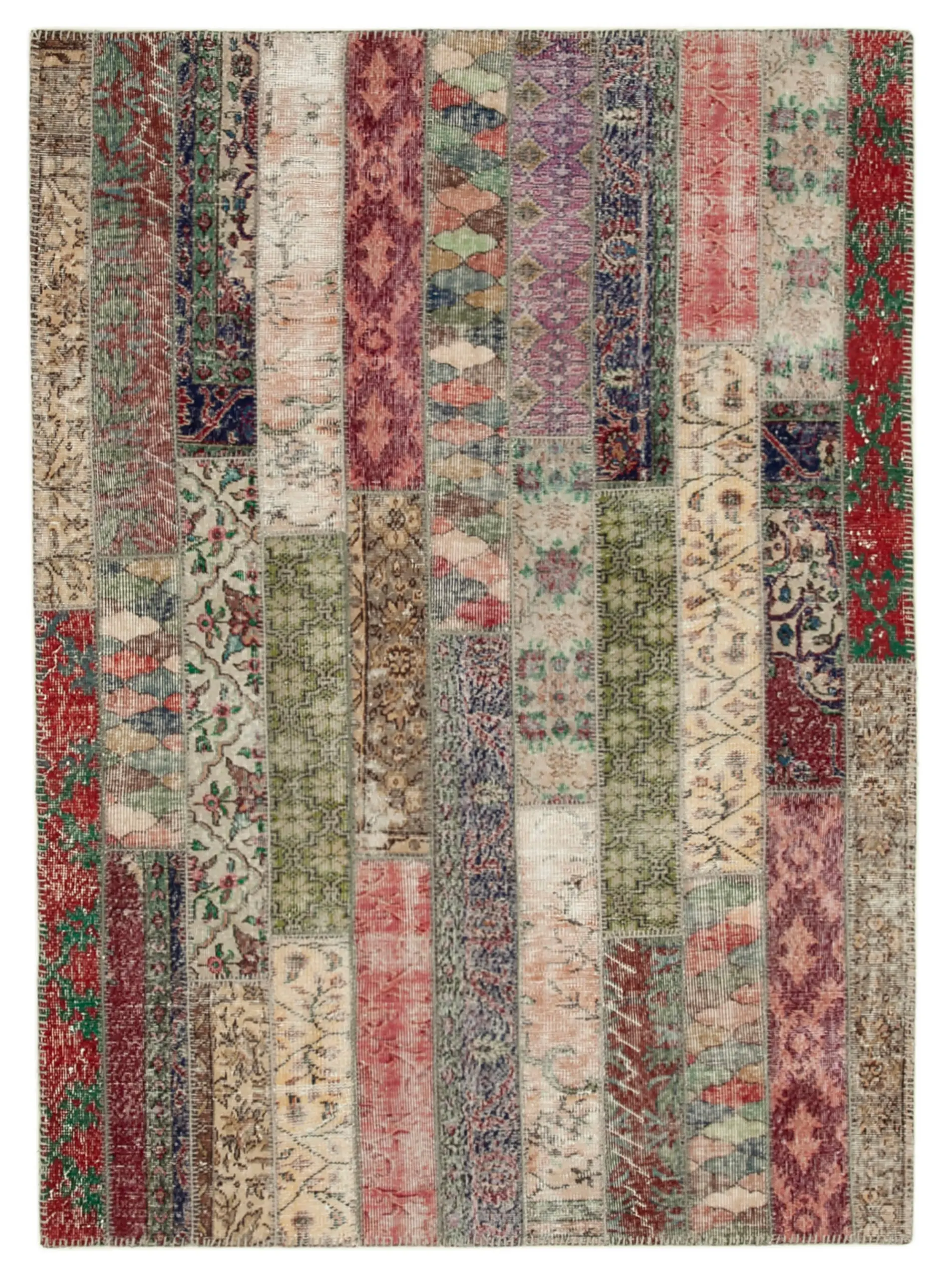 Rc_30986_0_Multicolor_Modern_Design_Patchwork_Rugs Patchwork Multi Pamuk Üzerine Yün El Dokuma Kilim-170x238 - Görsel 1