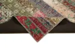 Patchwork Multi Pamuk Üzerine Yün El Dokuma Kilim-170x238 - Görsel 6
